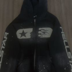 Black Hellstar Zip Up
