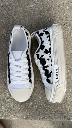 AMIRI WHITE STARS COURT LOW - BLACK / WHITE