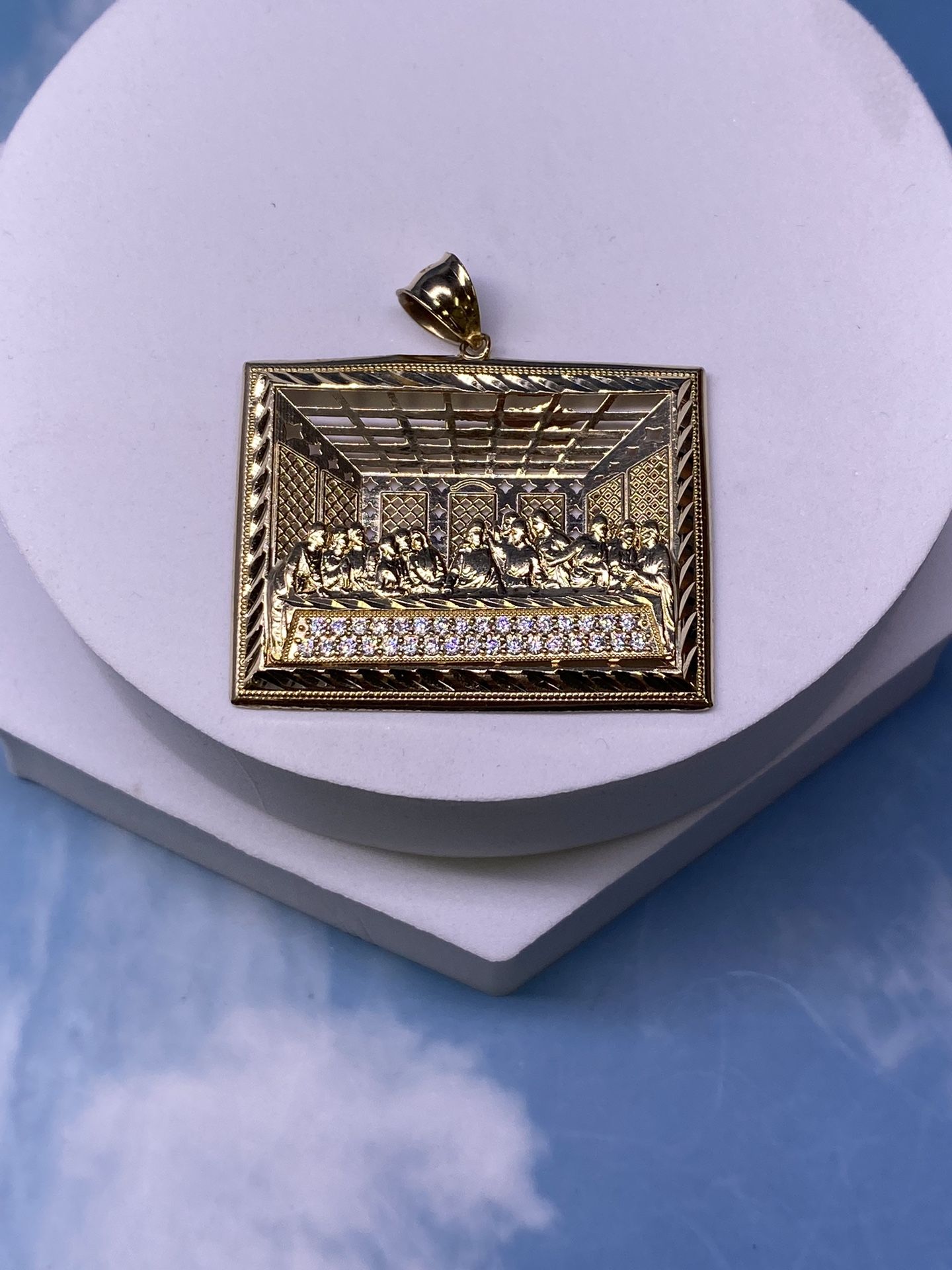 14k Last Supper Pendant 