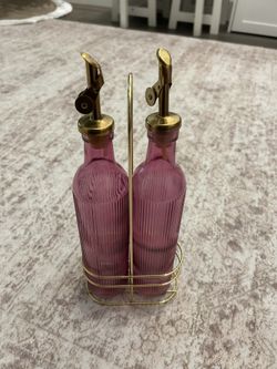 Oil And Vinegar Glass Dispenser 