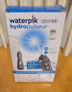 Waterpik Cordless Advanced 2.0 Water Flosser For Teeth, Gums, Braces, Black NEW 