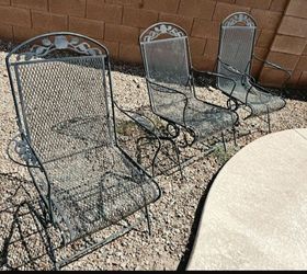 $160 IRON 3 ROCKING CHAIRS