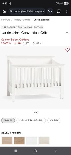Pottery Barn Larkin Crib