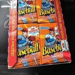  Vintage  Sealed Baseball Cards 1988 Topps And 1990 Donruss Cards