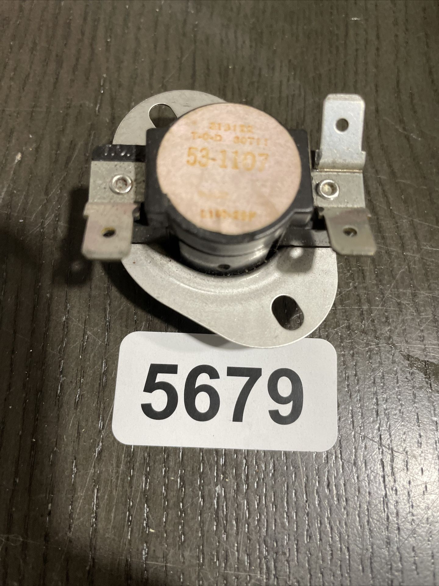 Maytag dryer thermostat Part# 53-1107, WP53-1107