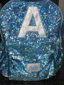 Justice sequin cheap backpack