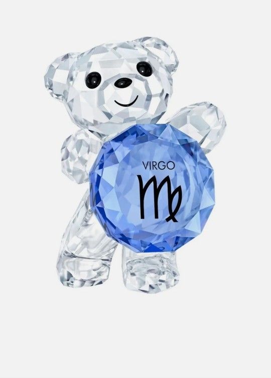 Swarovski Kris Bear Horoscope Virgo Crystal Figurine