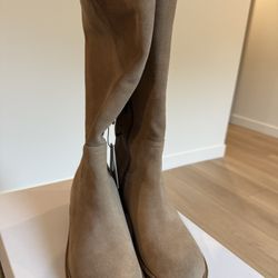 WILT Suede Taupe Boots
