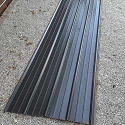 Ribbed Charcoal Steel Siding or Roofing