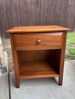 Solid Wood Nightstand