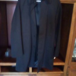 Men's Brooks Brothers "346" Black Dress Rain Jacket W/Removable Wool Lining. BRAND NEW, NEVER WORN, TAGS ATTACHED! PRICE IS A STEAL!
