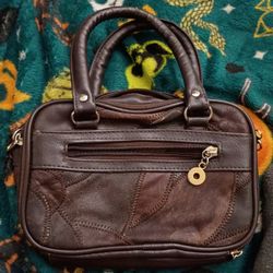 Small Patchwork Leather Hand Bag