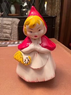 Little red riding hood cookie jar