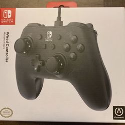 Brand New Black Wired Controller For Nintendo Switch