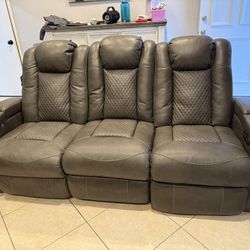 Reclining Sofa  Dark brown Cafe 