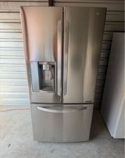 LG Stainless Steel Refrigerator And Freezer