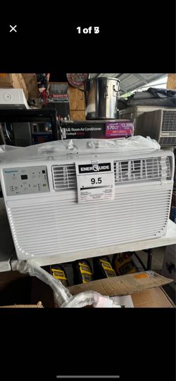 14,000 BTU (DOE) 230V Through-the-Wall Air Conditioner Cools 700 sq. ft. with Remote Control in White