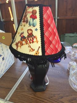 Cowboy Nursery Lamp