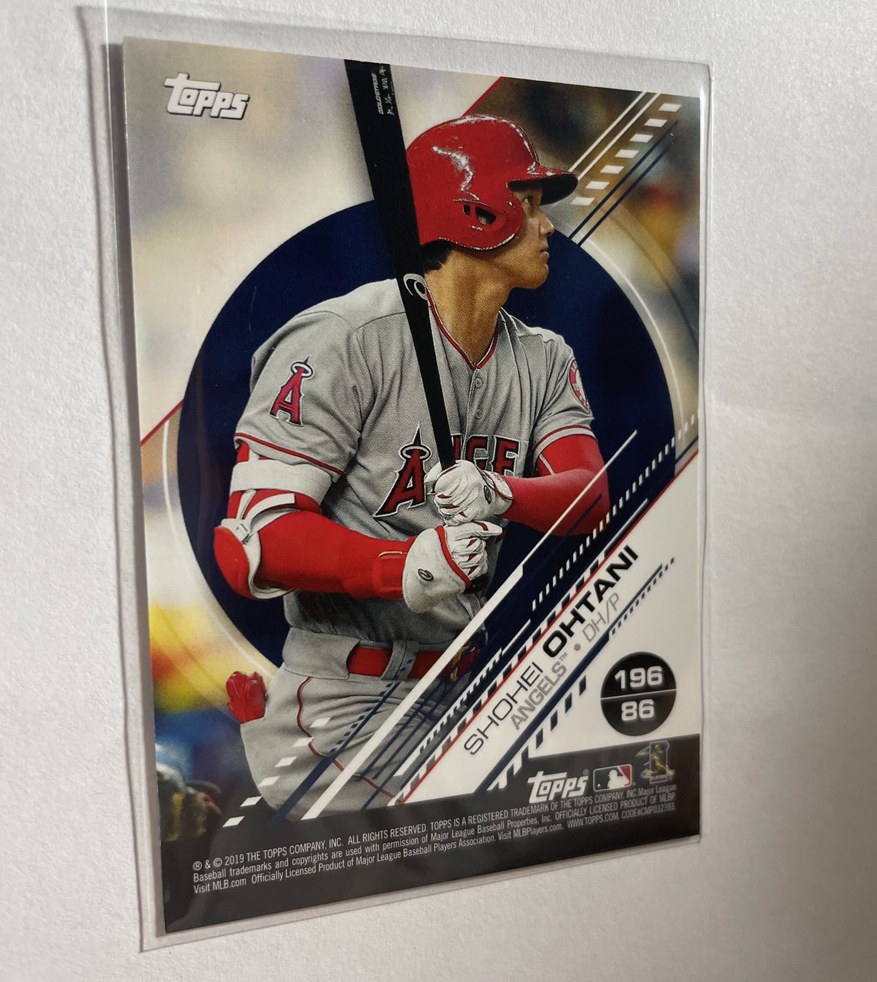 Rare Mint 2019 Topps MLB Baseball Sticker Card Collection Shohei Ohtani  Los Angeles Angels and Cy Young Award #196 