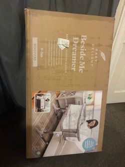 Baby Delight Beside Me Dreamer Bassinet & Bedside Sleeper – Brand New in Box, Pebble Grey Tweed
