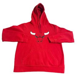Chicago Bulls Hoodie Men Medium Red Fanatics Basketball NBA Sweatshirt Pullover