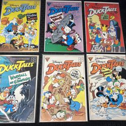 Lot of 6 Disney Duck Tales Comics
