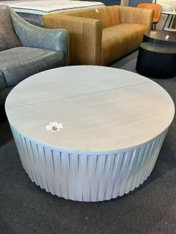 40”Round Coffee Table with Storage，$480
