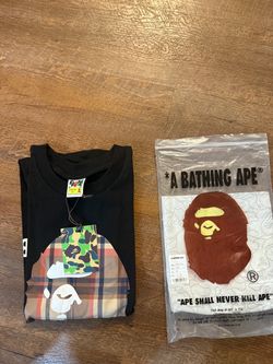 Bape x Burberry black shirt