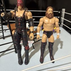 Daniel Bryan And Kane Wwe Figure Lot