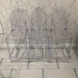 Acrylic Bar Stool Chairs With Backs 3
