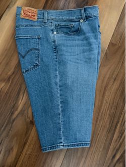 Levi's Classic Bermuda Shorts Women's 29 Blue Jean Denim Mid Rise Stretch