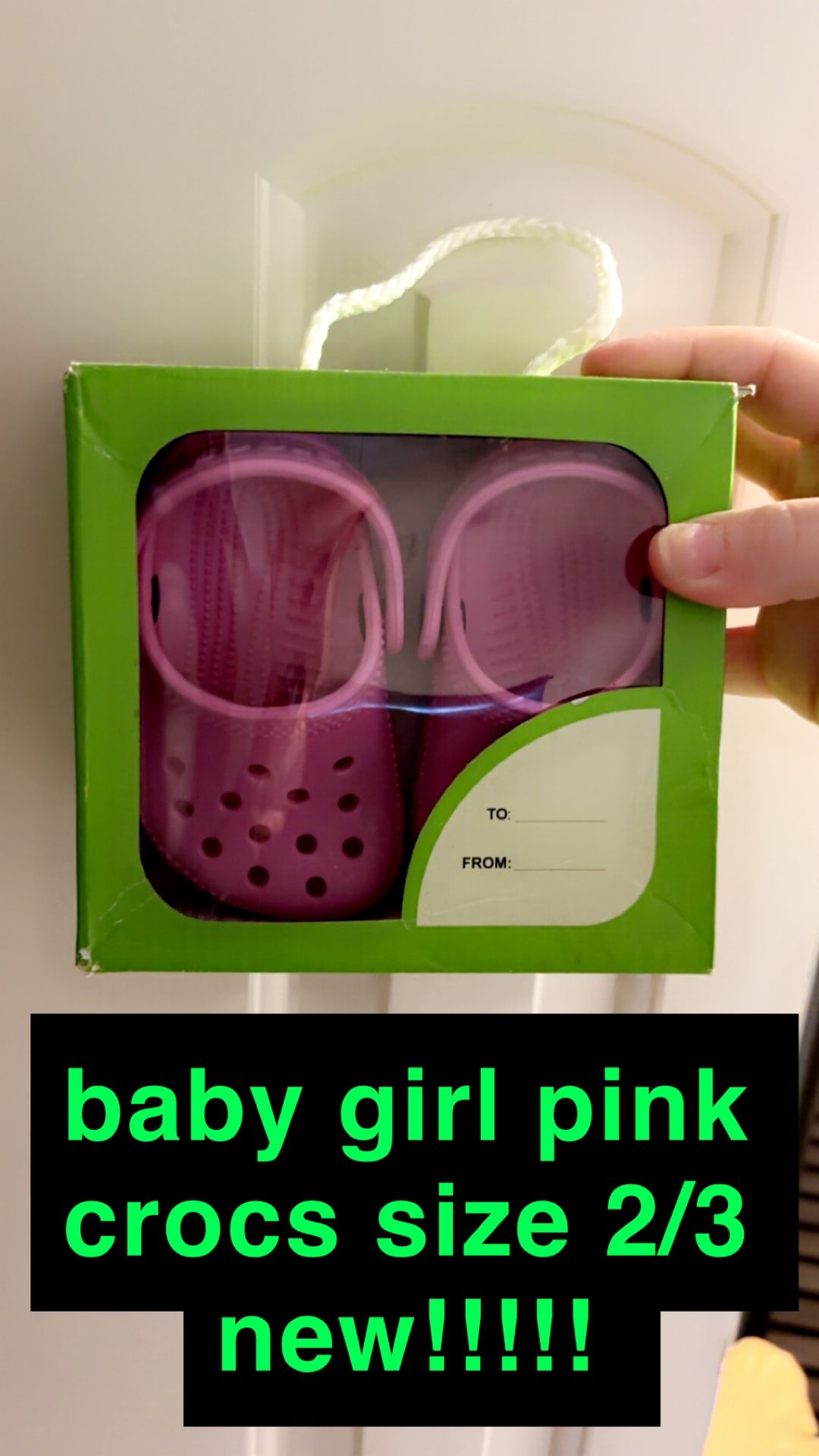 baby girl crocs