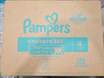 Pampers Cruisers 360 Diapers Size 4, 144 Count $45