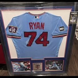 Joe Ryan Game-Worn Jersey – MLB Debut – Minnesota Twins #74 – Signed