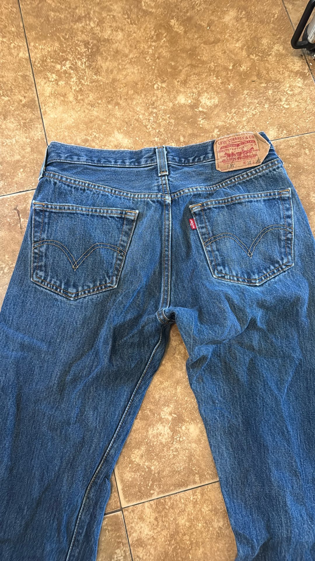 Levi Jeans Pants 501 W 32 L 30