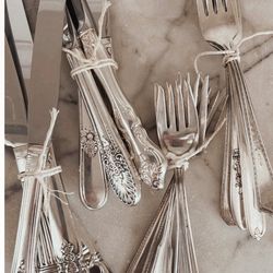 Sterling Silver Silverware Set