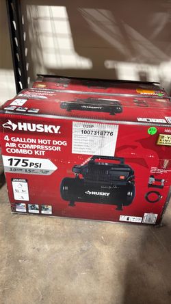 4 Gallon 175 PSI Electric Hot Dog Air Compressor Combo Kit