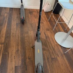 2 Segway Scooters. Low Miles. G30 Model And A Kick Scooter ES. 