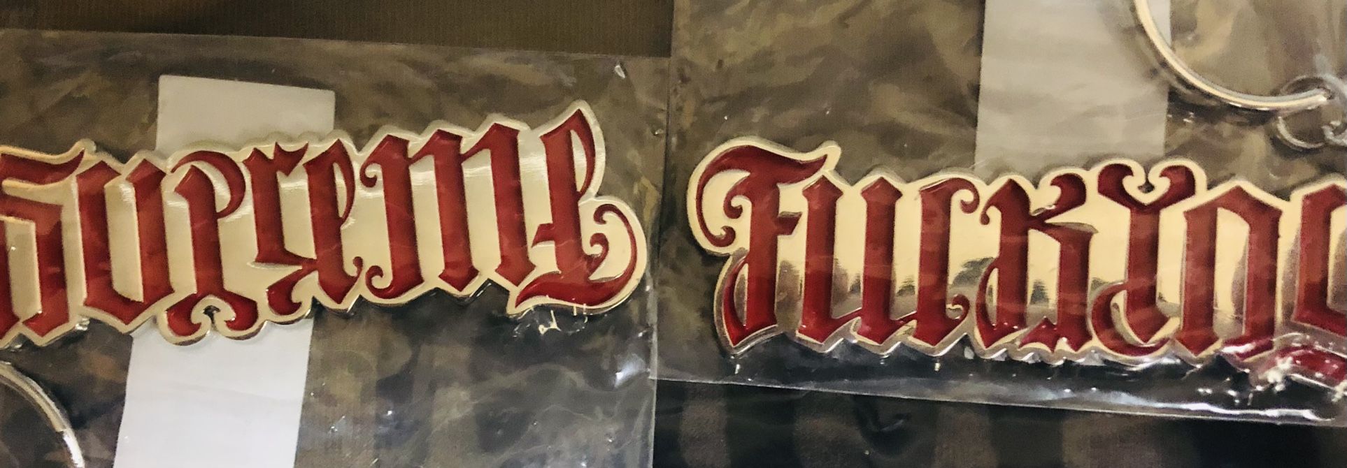 Supreme Fuckyou Ambigram Key Chain