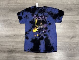 Prince And The Revolution Purple Rain Tye Dye Band Tee Shirt Men’s Size Medium