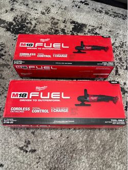Brand new Milwaukee polishers