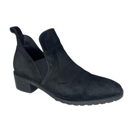 Blondo Sandra 100% Suede Waterproof Low Heel Pull-on Stretch Bootie