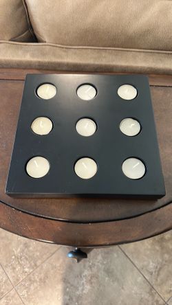 Southern Living Reversible Candle Tray – Tea Light & Pillar Candle Holder