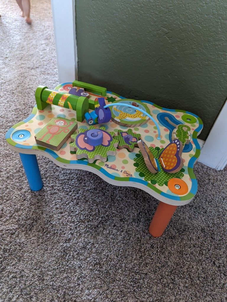 Wooden Activity Table – Olly-Olly