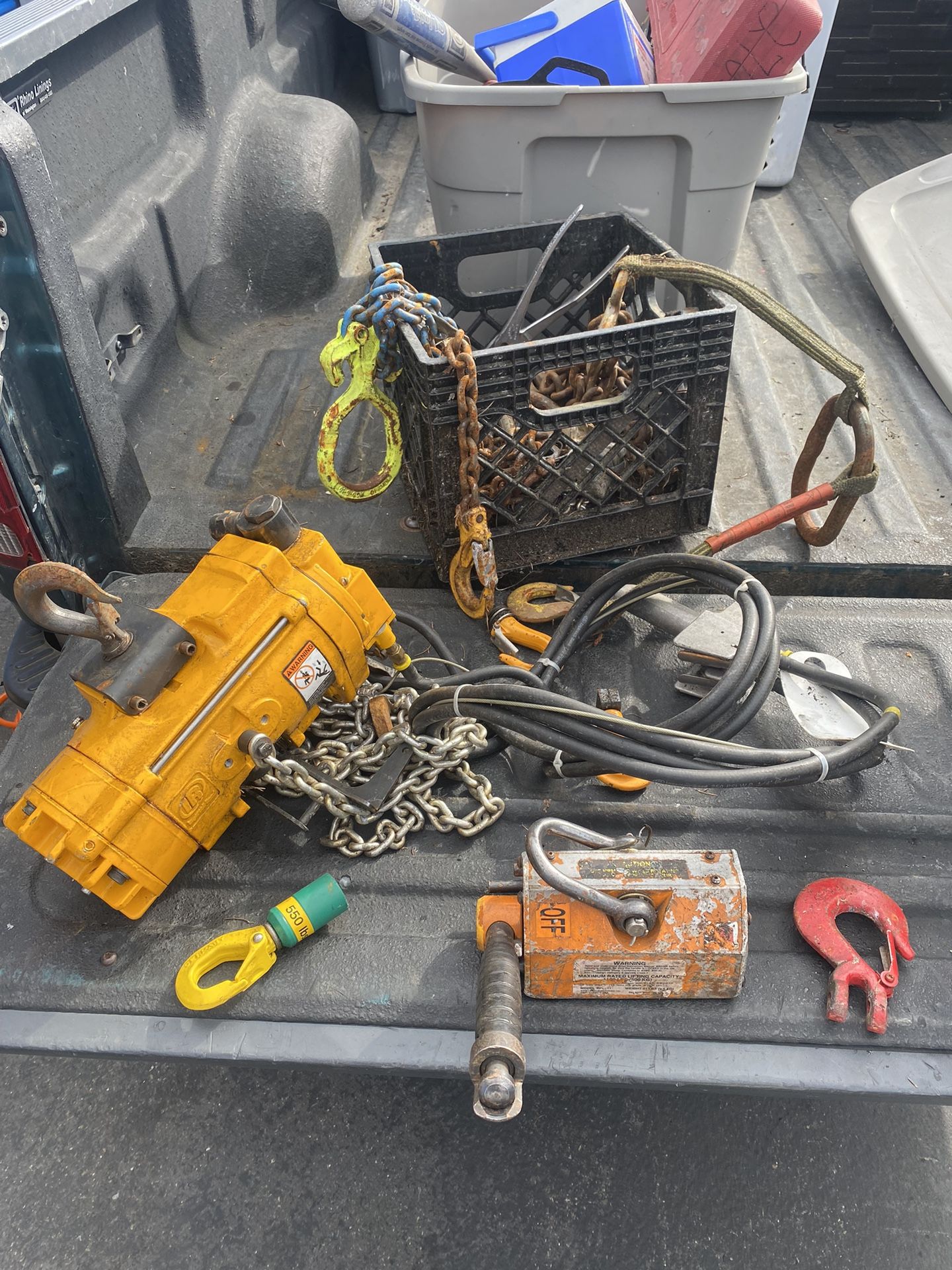 Ingersoll Rand ML500K-2010-05 air chain hoist,