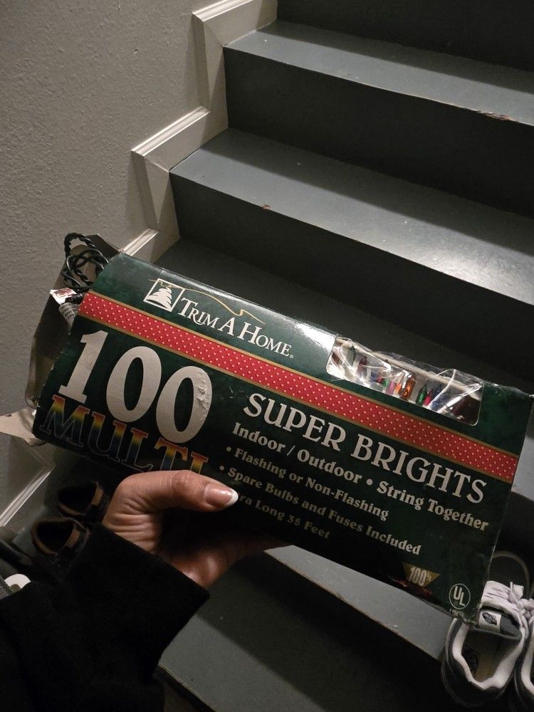 Christmas Lights/ Multi Colored/ Focos Navideños/ Navidad / Christmas/ Serie De Luces