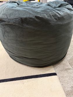 Large Bean Bag Chair Dark Grey