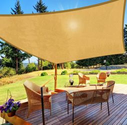 Rectangle Outdoor Sun Shade Sail Canopy
