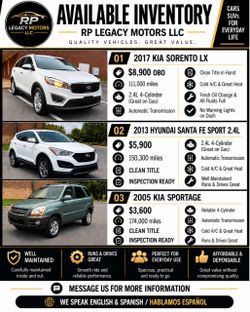 RP LEGACY MOTORS LLC