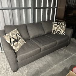 3 Person Sofa W/ Coffee Table And End Tables With USB And Power